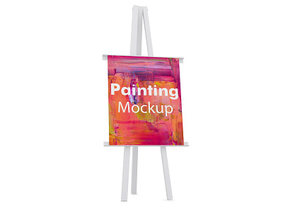 Painting Canvas 48x60 Portrait Mockup canvas mockup mockup painting mockup painting portrait mockup psd psd mockup