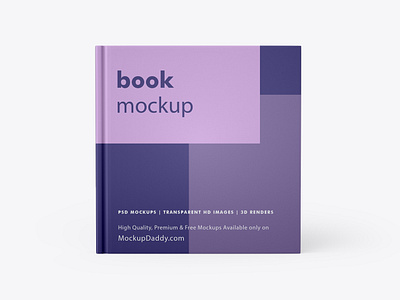 Square Book Mockup by Anchal on Dribbble