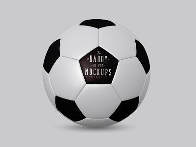 Football / Soccer Ball Mockup