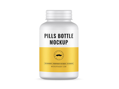 Download Pills Bottle Mock Up By Anchal On Dribbble
