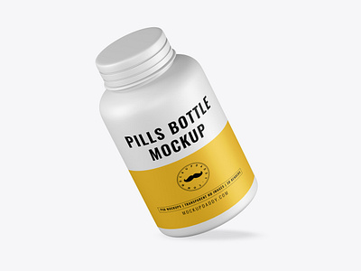 Download Pills Bottle Mock Up By Anchal On Dribbble