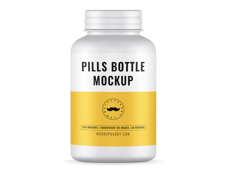Pills Bottle Mock-Up by Anchal on Dribbble