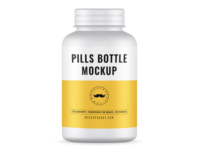 Download Pills Bottle Mock Up By Anchal On Dribbble