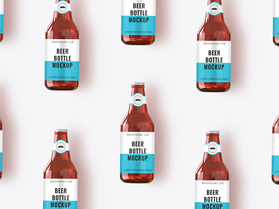 Beer Bottle Mockup beer bottle beer bottle mockup beer bottle packshot beer bottle render beer branding beer label beer mockup bottle render packaging packaging mockup psd mockup