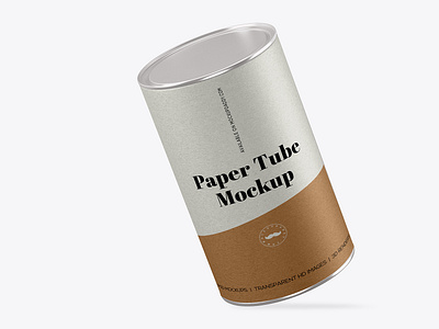 Cardboard Can Packaging Mockup