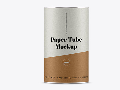 Cardboard Can Packaging Mockup by Anchal on Dribbble