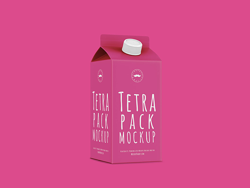 Download Tetra Pack Mockup by Anchal on Dribbble