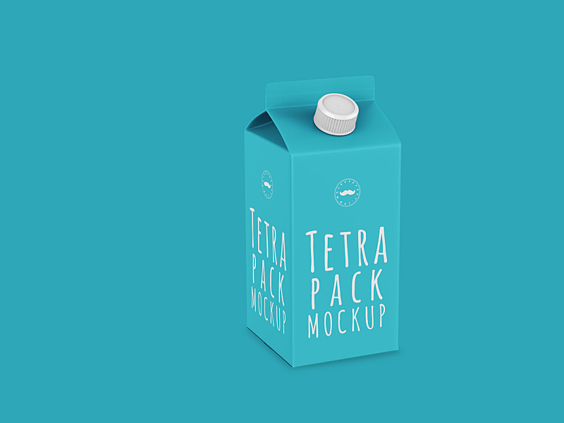 Download Tetra Pack Mockup by Anchal on Dribbble