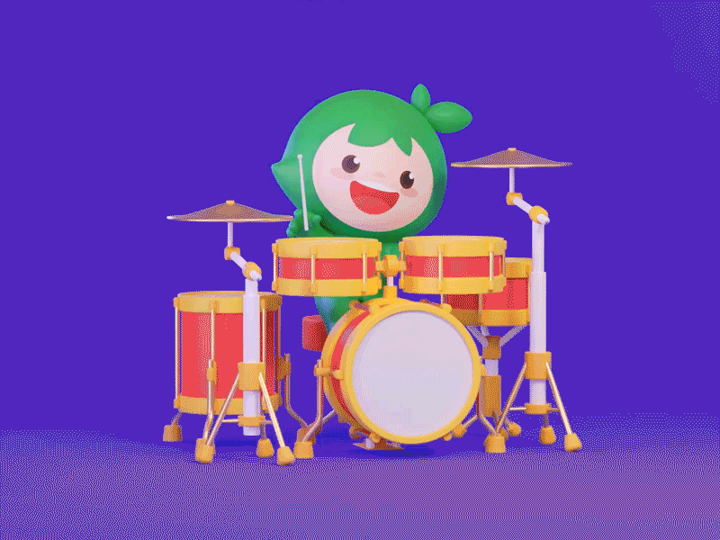 let's play drum 3d blender drum