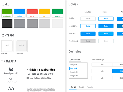 UI visual guide-line interface library kit ui patterns style visual guide line