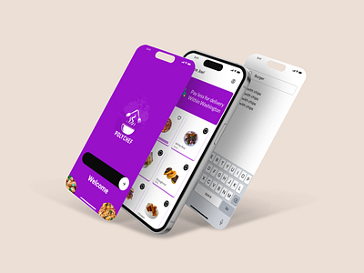 Poly chef e-commerce app. app branding design figma graphic design illustration logo ui ux web design