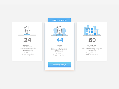 Pricing Page - Exploration building card character minimal page price pricing ui ux web website