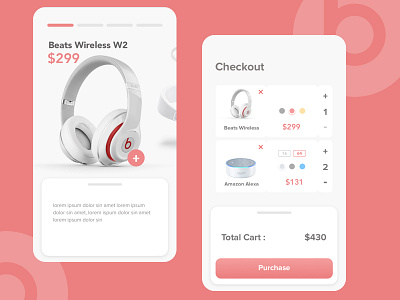 ECommerce Interface Practice apps clean ecommerce headphone marketplace minimal pricing product ui