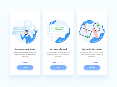 Onboarding Design for To-Do List app blue business app icon illustration interface ios person todo todo app ui ux