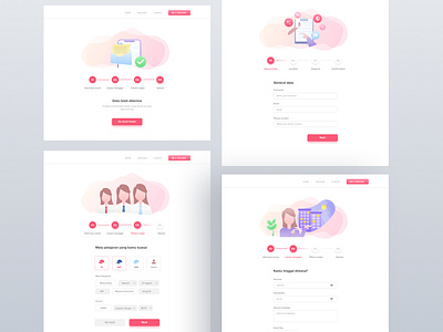 Teaching Platform Website UI education freebie gradient illustration platform responsive sketch app ui ux vibrant website