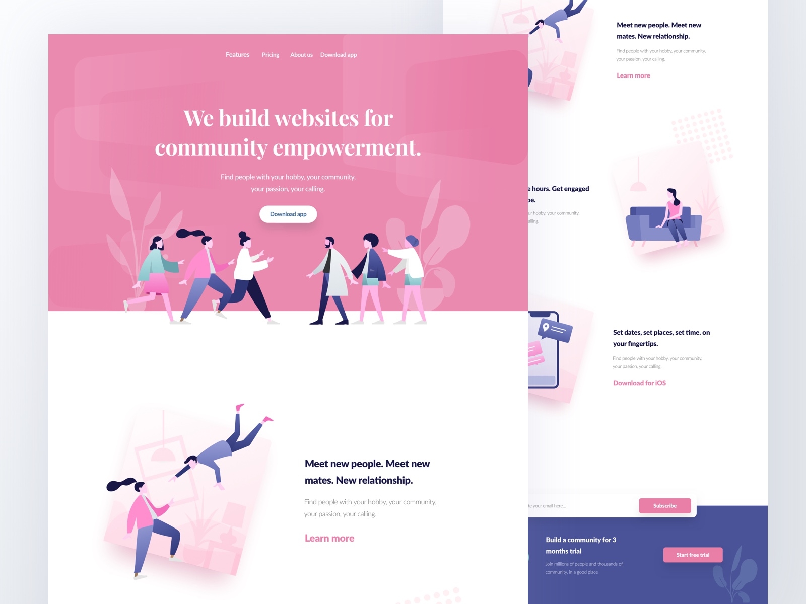 Community Empowerment Website by Broto Seno on Dribbble