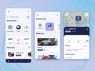 Car Rental App Concept app car rental app car rental app design design mobile app mobile app design rental car app ui ui