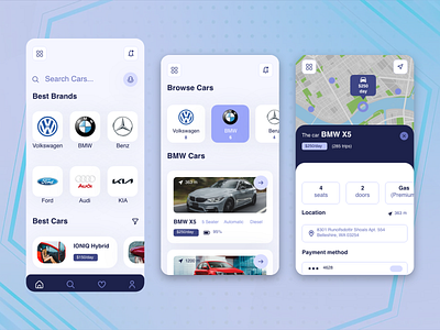 Car Rental App Concept