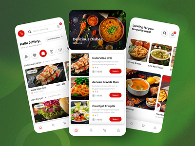 Food Delivery Service App Concept app design food delivery app food delivery app design food ordering app design food ordering app ui mobile app mobile app design ui