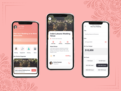 Wedding Planner App Concept