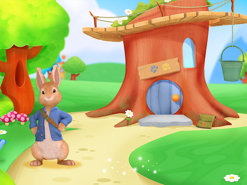 Peter Rabbits house by Robin Gibson on Dribbble