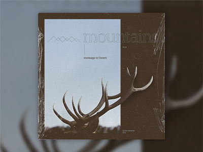 B-Sides — Mountains album art b sides layout message to bears mountains