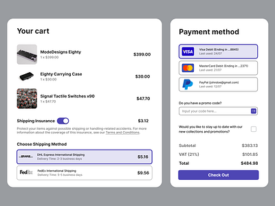 100DaysOfUI #002 - Credit Card Checkout 100daysofui checkout creditcard ui