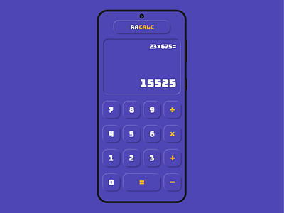 100DaysOfUI #004 - Calculator 100daysofui calculator design mobile ui