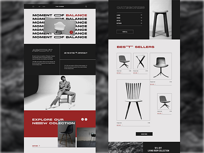 THE CUBE | ecommerce concept design homepage ui webdesign