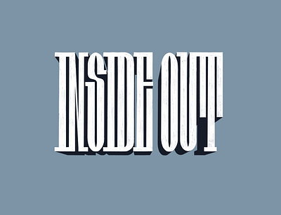 INSIDE OUT. lettering calligraphy apparel design branding calligraphy design free graphic design handlettering illustration inktober letter lettering logo procreate streetwear type typo typography vector