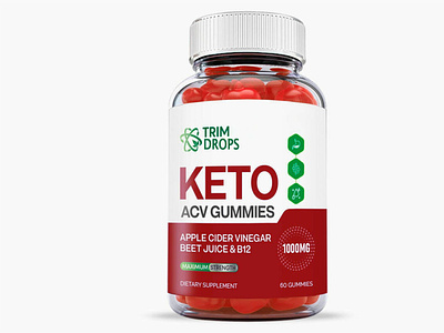 Trim Drops Keto Gummies Review: Top BHB Ketone Supplements 2022 graphic design