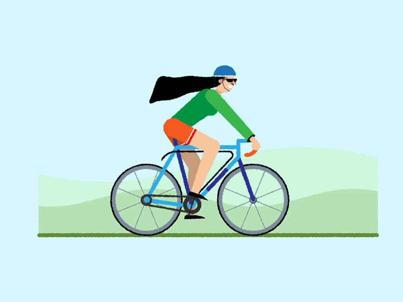 Bicycling though the park animation - 25 2d motion graphics 3d animation 3d motion graphics abstract after effects motion graphics animation animation 2d basketball dribble animation best motion graphics design gif gif animated gif animation gif art illustration mograph motion motion graphics typography vector