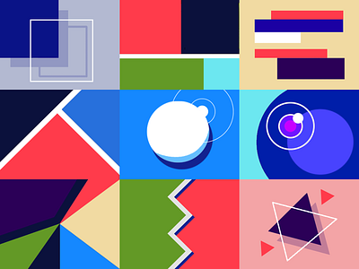 Look at the screen still patterns - 35 by Ferdi Jajai on Dribbble