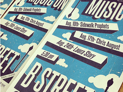 Concert Series poster band band poster christian concert design poster print screen print screenprint typography