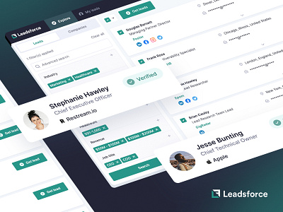 Leadsforce App Dashboard