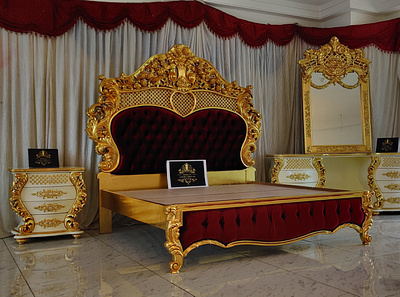 Luxury Classic Italian Carved bedroom Set by Royalzig carved bedroom set luxury bed luxury bedroom set royalzig
