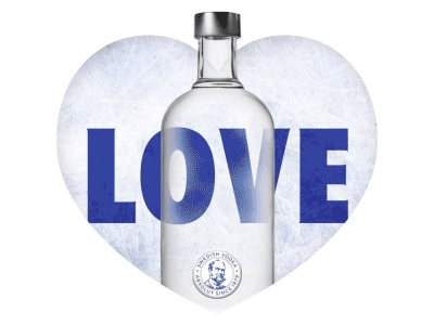 Absolut Love absolut bottle drink love romance valentines vodka