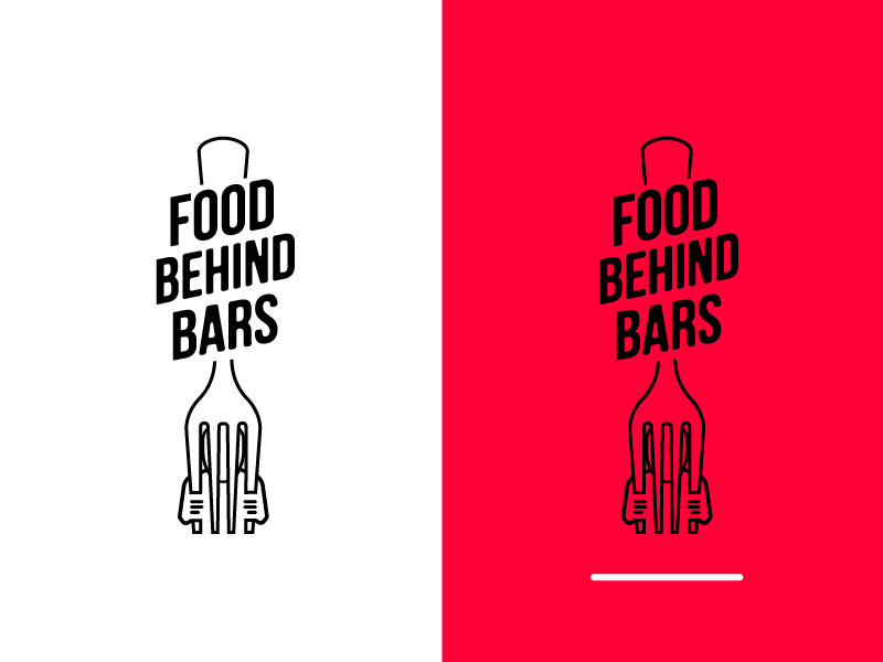 Food Behind Bars logo by Charlie Green on Dribbble