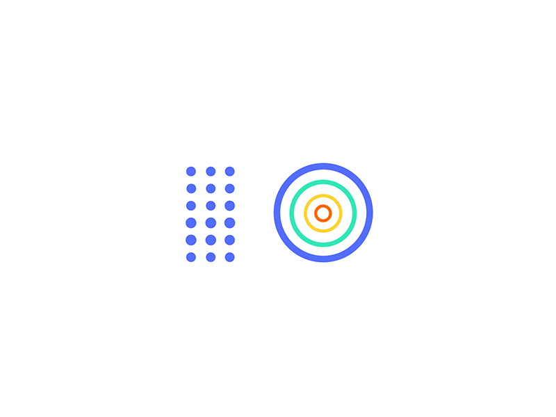 Google I/O - 2 animation brand circles color design google graphics io motion shape