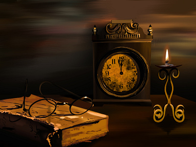 Last Night... End of life... concept art digital painting illustration painting