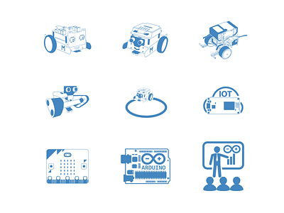 Robot Icons icon set robot icons ui deisgn ui pack ux design vector icons web icons