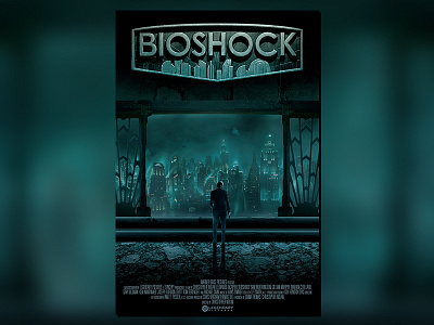 Bioshock Movie Poster bioshock collage manipulation movie poster photoshop