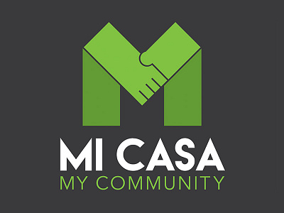 Mi Casa My Community Logo community green logo m volunteering