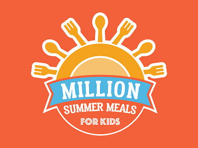 Million Summer Meals Logo food fork logo meals spoon