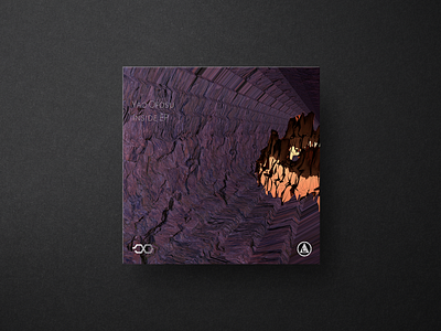 Inside EP | album art 3d illustration abstract acid art album art anna lina orsin blender 3d cover design design fictive landscape futuristic graphic design illustration sci fi