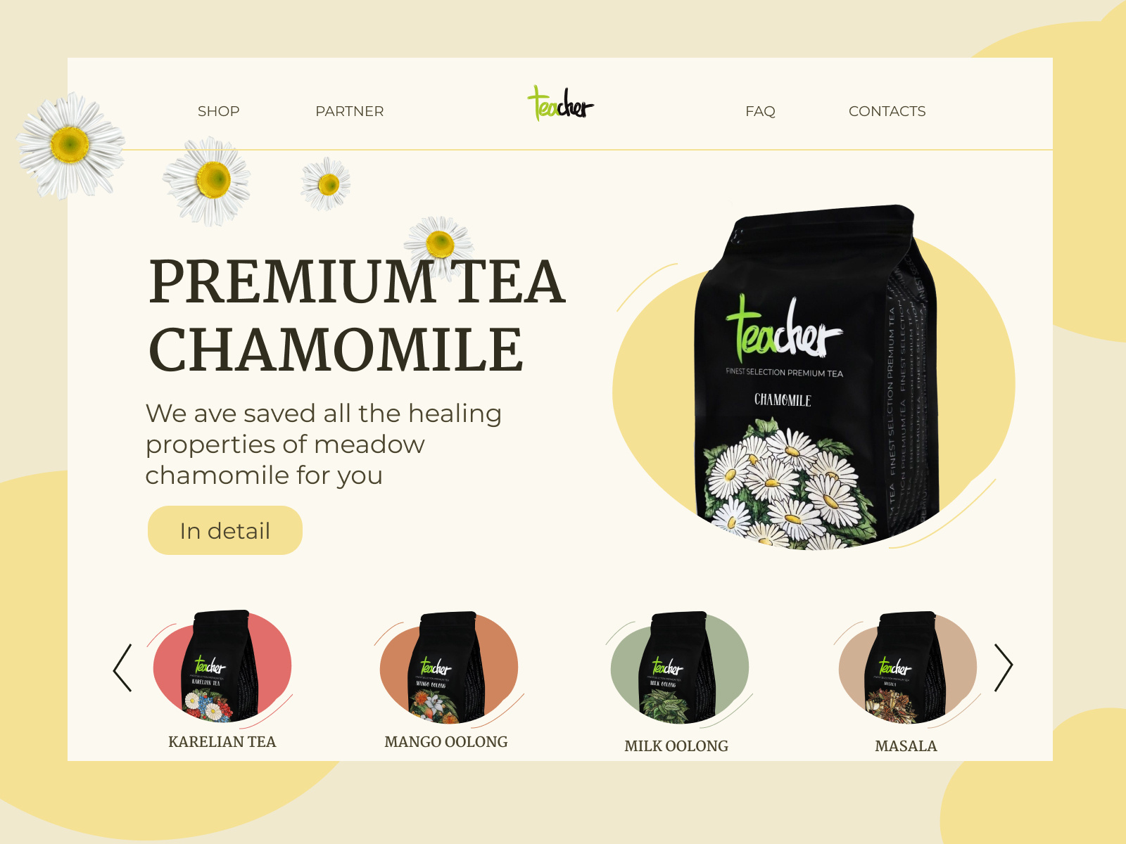 tea shop by Мария Мурашова on Dribbble