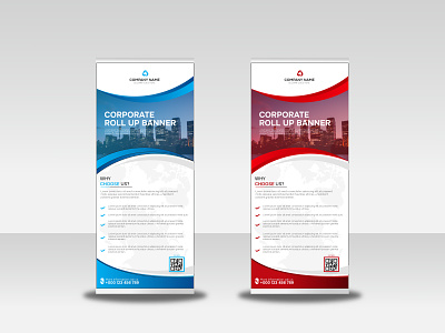Creative business agency Roll-up banner design