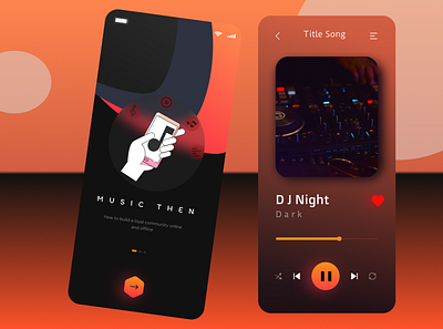 Music app app branding design graphic design illustration letest logo new ui