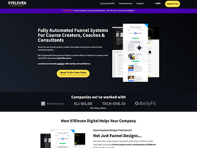 97Eleven Funnel Agency Site V.1