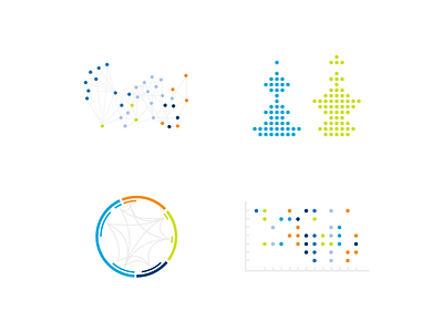 Analyze data icons